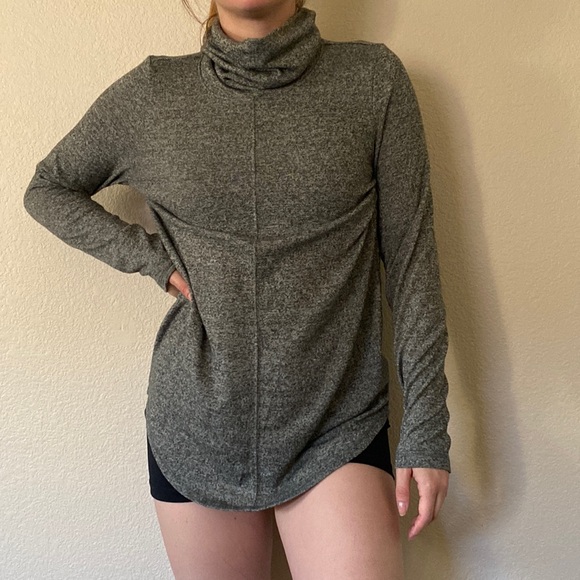 Grey Cowl Neck Sweater - Picture 3 of 5